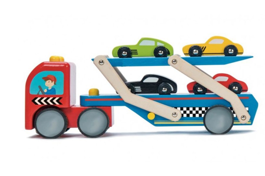 Pretend Play The Toy Factory | Race Car Transporter Set