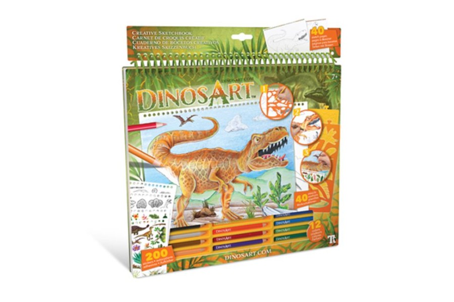 Creative Play The Toy Factory | Dinosart Creative Sketchpad