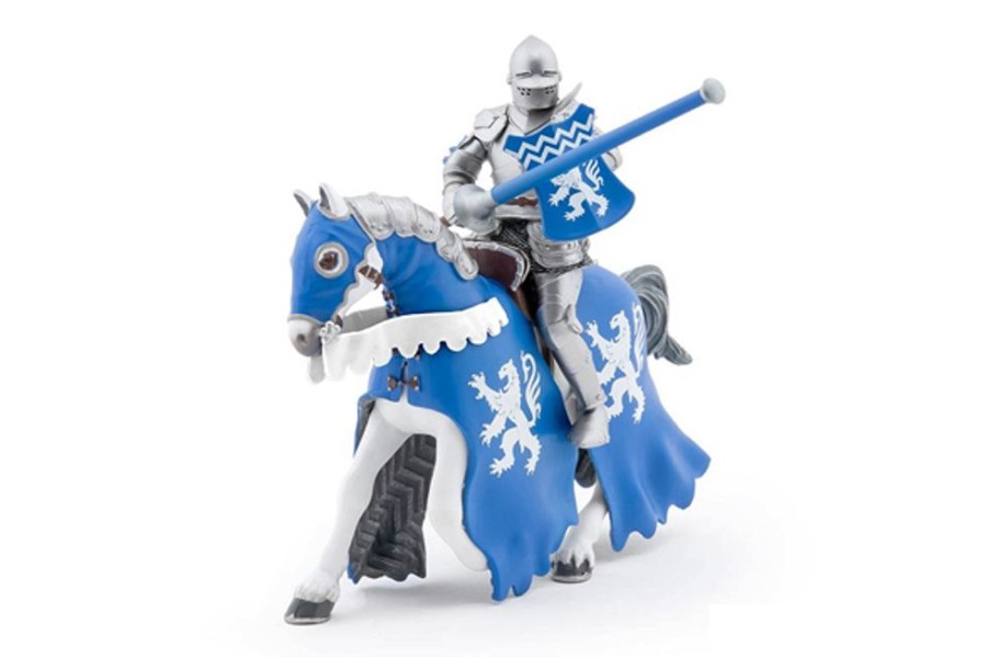 Castles & Knights The Toy Factory | Blue Knight & War Horse