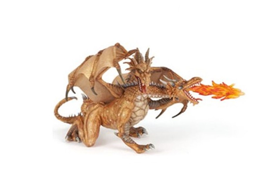 Castles & Knights The Toy Factory | Gold Two-Headed Dragon