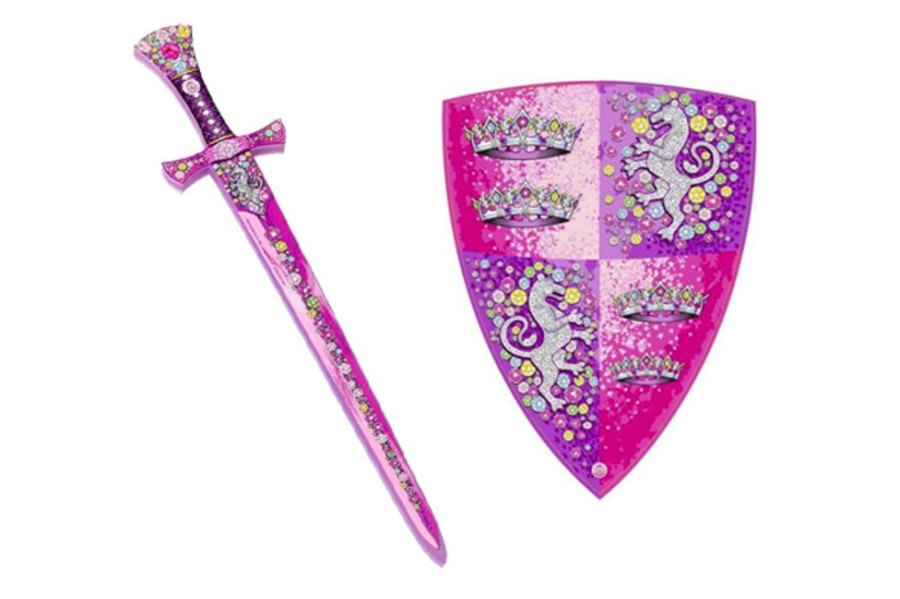 Dress Up Toys The Toy Factory | Crystal Princess Sword & Shield Set