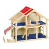 Dollhouses The Toy Factory | Wooden Dollhouse With Covered Patio By Goki Toys