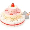 Pretend Play The Toy Factory | Strawberry Wedding Cake Play Set