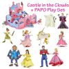 Fairy Tale Toys The Toy Factory | Castle In The Clouds + Papo Princess Play Set