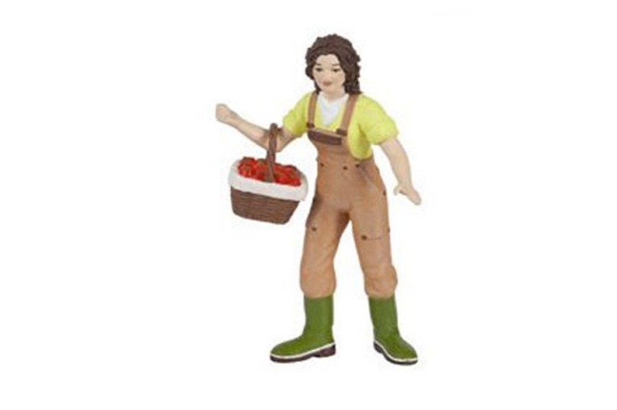 Pretend Play The Toy Factory | Woman Farmer With Apples