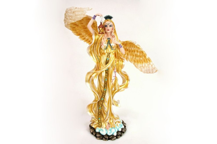 Fantasy & Fairies The Toy Factory | Golden Angel With Lantern