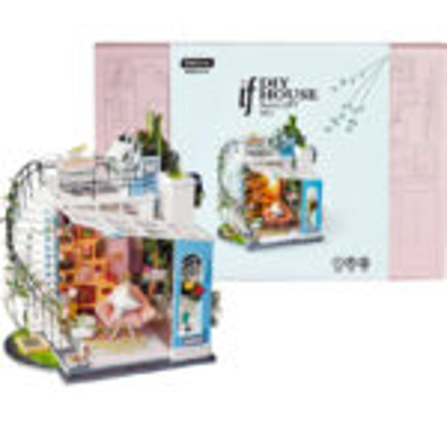 Creative Play The Toy Factory | Dora'S Loft D-I-Y Miniature Dollhouse Kit