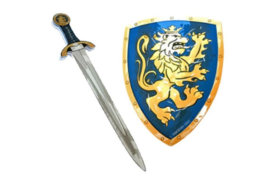 Dress Up Toys The Toy Factory | Blue Knight Sword & Shield Set