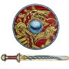 Dress Up Toys The Toy Factory | Red Viking Sword & Shield Set