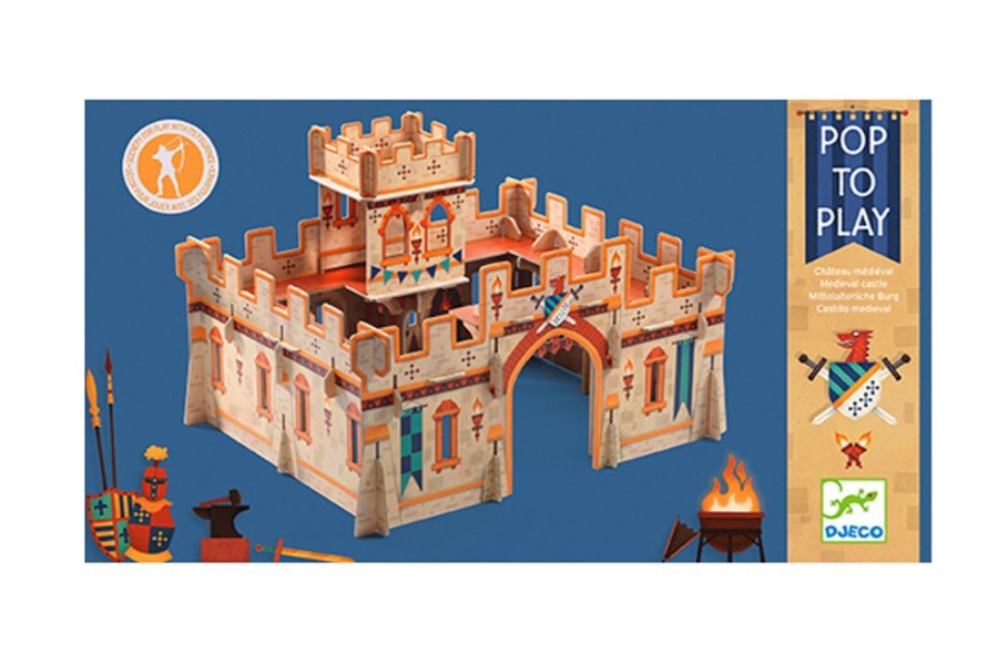 Pretend Play The Toy Factory | Pop-To-Play Medieval Castle