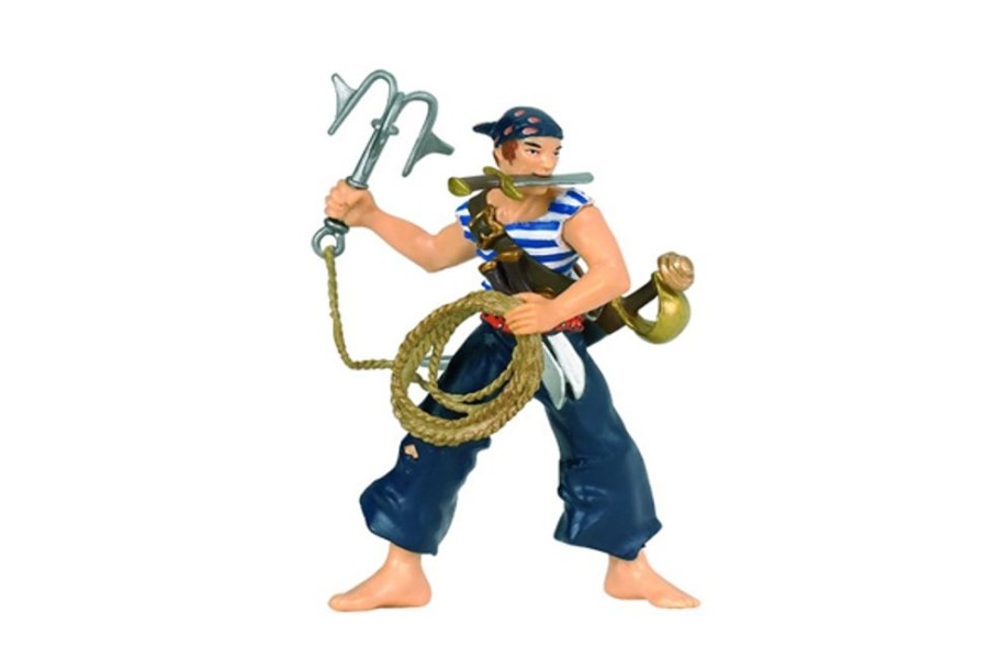 Pirates The Toy Factory | Blue Pirate With Grapnel