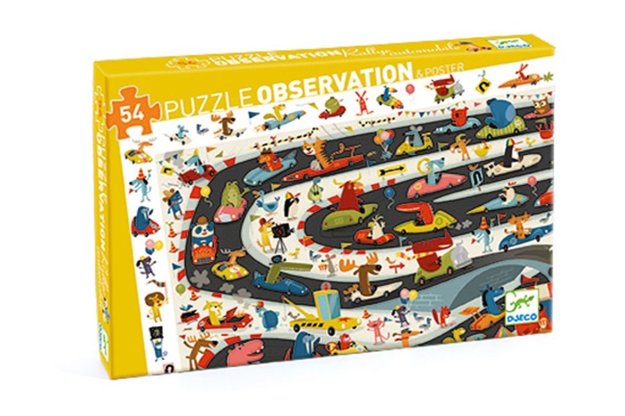 Creative Play The Toy Factory | Car Rally Observation Puzzle - 54 Pieces