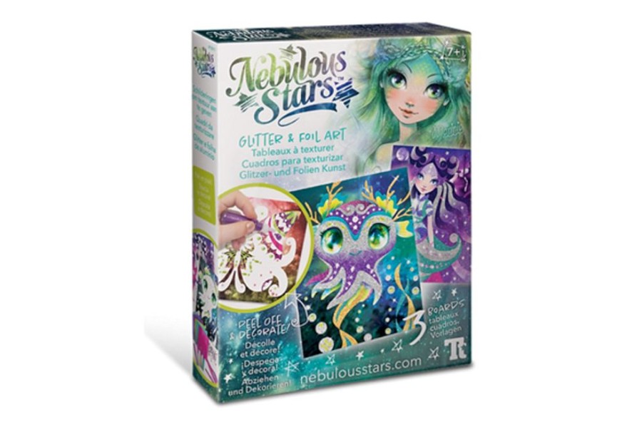 Fantasy & Fairies The Toy Factory | Glitter & Foil Art Kit - Marinia