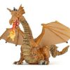 Castles & Knights The Toy Factory | Gold Winged Dragon With Flame