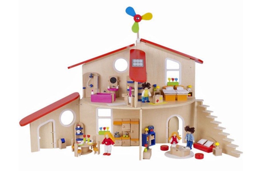 Dollhouses The Toy Factory | Modern Dollhouse By Goki