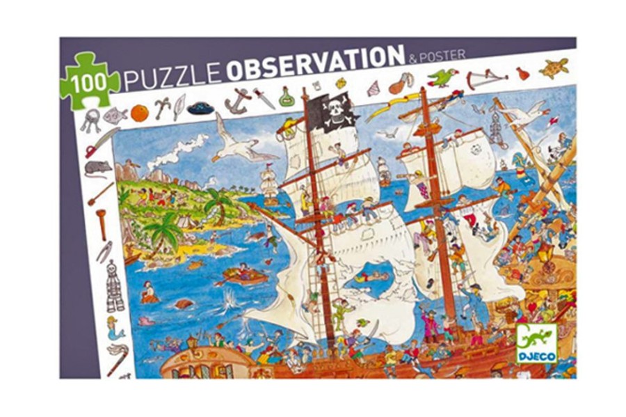 Pirates The Toy Factory | Pirates Observation Puzzle - 100 Pieces