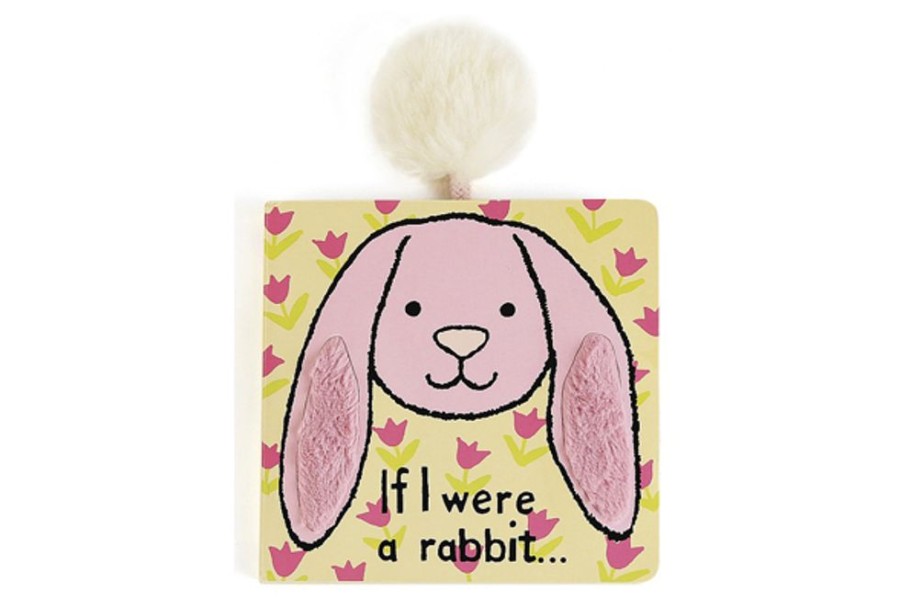 Jellycat The Toy Factory | If I Were A Rabbit Board Book - Tulip Pink