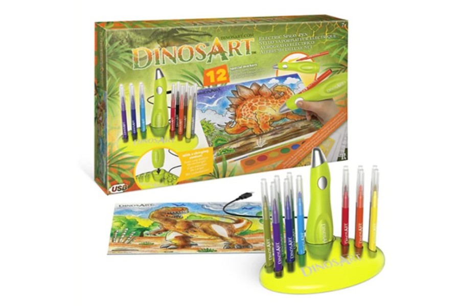 Creative Play The Toy Factory | Dinosart Electric Spray Pen